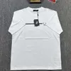 Homens Camiseta Designer Camisetas Mens Mulheres Verão Moda Carta Impressão Tamanho Grande Tops Redondo Pescoço Manga Curta Camisa de Algodão Duas Cores