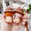 Keychains Capybara Plush Cute Bag Pendant Keyring Birthday Christmas Gift Key Chains Jewelry Ring Car Accessories Anime