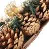 Candle Holders Pine Cone Holder Windows Stand Rural Festival Alloy Branch Candlestick Centerpiece