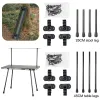 Tools Camping Table Stool Leg Portable Furniture Feet Legs DIY Strong Loadbearing Connection Parts Outdoor Camping Accessories