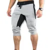 Mens Verão Shorts Correndo Treino Corredores 34 Calças Slim Fit Fitness Cordão Sweatpants Camping Gym Abaixo do Joelho 240325