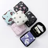 Sacs de rangement Mini Tampon Sanitary Pad Pouch Sac Femme Cosmetic Makeup Portable serviette de serviette de serviette