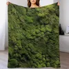 Blankets Moss Pattern: Natural Freshness Throw Blanket Soft Big Weighted