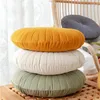 Pillow Round Seat Fashion European Velvet Throw Fabric Handmade Pleated Wheel Pumpkin