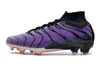 Mens Kids Superfiy 9 Multicolor IX Elite Mercurlal Fg Voltage Purple Tn Black Sunset High-Top Cofcer Cleats Marcus Rashford FG Mad Ready Boot