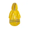 Dog Apparel Chubasquero Impermeable Para Mascotas Chaquetas De PU Cachorros Y Gatos Ropa Verano Exteriores S-XL Venta Al Po