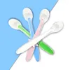 Spoons Baby Soft Silicone Spoon Training Self Feeding For Kids Toddlers Children Infants Temperature Sensing Drop