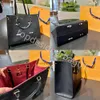 Gorąca torba designerska The Tote Bag Women Fashion torebka Crossbody Bag Classic Expossed Długie ramię ziarno prasowane krowy skórzana torba na torbę zakupową torebka na ramię torebka