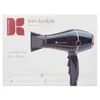 Hair Dryers Kim Kimble Celebrity Series Ultra-Light 1875W Pro Hair Dryer Black Rose Gold with Concentrator and Diffuser 240401