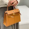 Brand bag Top Quality Designer Women Genuine Leather Handbags Totes Mini Messenger Bag Silver Gold Hardware Flat Handle Luxury Portable