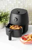 Air Freers Compact Air Fryer Non-Stick Diskmaskin Safe Basket 1150W Black 2.2 Quart Y240402