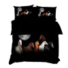 Set di biancheria da letto Set stampato 3D Amimal Horse Set federa in poliestere Copripiumino 3 pezzi Letto familiare per tessili per la casa