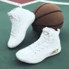 Bottes 2023 Nouvelles chaussures de basket-ball hommes baskets hautes pour garçons chaussures de panier anti-aslip doctorants de haute qualité chaussures de sport de plein air
