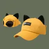 サングラスアビエーターメガネキャップ韓国バージョンパーソナリティピークキャップ日本語トレンドかわいい猫の耳サングラス野球帽