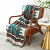 Filtar Bohemian Soft Tassel Sticked filt strand sängöverdrag randig rutig för sängar lyxig dekorativ soffa