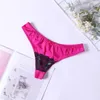 Bragas de mujer cintura sólida en encaje tanga color patchwork mujeres bajas para sexy