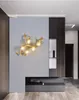 Wall Lamp Modern Gold For Living Room Decor Home Bedroom Luxury Hallway Lighting Fixture Bedside Led Crystal Light