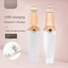 Elektrische multifunctionele Scheerapparaat Mevrouw USB Scheerapparaat Wenkbrauw Trimmer 2in1 Lippenstift Epilator Beauty Tools Wenkbrauw Scheermes 240321