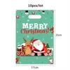 Present Wrap 160st Christmas Candy Cookie Bag Xmas Santa for Home Year Packaging