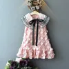 Zomer Kindermeisjesjurk Prinses Jurk Voorschoolse Baby Meisje Kleding Casual Mouwloos Kant Feest Kinderkleding A387 240402