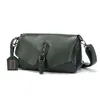 Väska kvinnliga kvinnor 100% äkta läderväskor handväskor crossbody för kvinnor axel bolsa feminina tote 240326