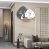 Wall Clocks Nordic Fashion Watch Living Room Simple Modern Personalized Creative Home Background Decoration Clock