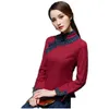 Vêtements ethniques Linge Chinois Traditionnel Top Qipao Chemise pour Femme Cheongsam Style Chemises Blouse Dames Robe Chinoiseethnic Drop Deli Dh8Uu