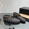 Designer luxe AL chaussures femmes ballerines évidé maille sandale mules tête ronde strass rivet boucle Mary véritable cuir Jane chaussures mocassins glisser