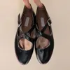 Designer Luxe ALA Chaussures Femmes Ballerines Évidées Maille Sandale Mules Tête Ronde Strass Rivet Boucle Mary Véritable Cuir Jane Chaussures Mocassins Slide