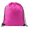 Sacos de armazenamento dobrável ginásio saco de fitness mochila cordão loja bolso caminhadas acampamento praia natação homens mulheres esportes navio da gota