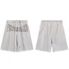 Paarse merk zomer heren paarse shorts designer letter bedrukte minimalistische shorts