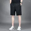 Short masculin à la mode lâche imprimé été décontracté rapidement sec respirant de taille élastique pantalon vêtements masculins