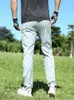 Herrbyxor sommar ljusthin sweatpants män andas snabb torr utomhus sportgolfbyxor manlig stretch nylon casual long bana