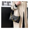роскошные сумки, дизайнерские сумки, модная черная сумка, сумка-багет из искусственной кожи, сумка на одно плечо, сумка для подмышек, сумки из бычьего рога, многофункциональная сумка для женщин, сумки-цепочки
