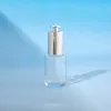 Vorratsflaschen 30 ml transparentes Glas Push-Tropfflasche Pipettenknopf Drücken Pumpenkappe Ätherisches Öl leer