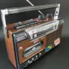 Radio Vintage Portable Home Radio Cassette Player FM AM SW Radio USB Cassette Recorder Audio Music Player