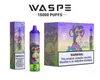 Waspe 15k Puff Vapes Торнадо цифровой экран, одноразовый вейп puff Puff 15k Vapes 15000Puffs против Fumot