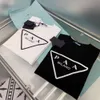 summer men t shirt designer T shirts mens womens fashion inverted triangle letter print graphic tee casual loose short sleeve tops two Color