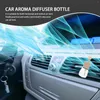 Bouteilles de stockage 3 pièces parfum de voiture bouteille vide huiles essentielles automobile arôme diffuseur d'aération en verre