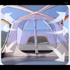 Tents And Shelters Two Bedrooms One Living Room Extra Large Outdoor Camping 5-8 Persons Waterproof Family Luxury Big Tent