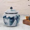 Bouteilles de stockage pot de gingembre en porcelaine, artisanat de Temple, fabrication soignée, Style chinois