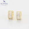 Hoop Earrings Xuping Jewelry Arrival Light Gold Color Charm Style Elegant For Women's Day Gift
