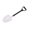 Spoons 50pcs/pack Plastic Disposable Mini Shovel Spoon Potted Ice Cream Cake Children Dessert Tea Coffee Party Supplies
