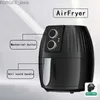 Air Fryers Large capacity household intelligent mechanical air fryer for 360 oil-free baking Y240402