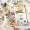 1 rolo de rolo especial de formas especiais de corte washi fita de papel versailles Garden Flowers Fresh Livro de manutenção de produtos decorativos adesivos decorativos