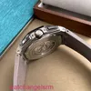 Relógio cronógrafo AP Royal Oak Offshore 26470IO Elefante cinza liga de titânio traseiro transparente masculino cronometragem moda lazer negócios relógio de máquinas esportivas