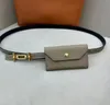 Bolsa de cintura destacável de couro feminino masculino combinação elegante e única de cinto e bolsa de ombro bolsa de designer estilo de rua bolsa de chave de batom de telefone celular com caixa