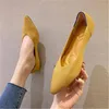 Casual Shoes Fashion Leisure Women's Flat Pointed Knitting Elastic Comfortable Boutique