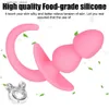 Other Health Beauty Items Noctilucent Animal Tail Anal Plug for Male Anal Beads Female Vaginal Ball Hip Diffuser Coupler Products Y240402