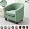 Chair Covers Jacquard Tub Cover Single Sofa Elastic Club Couch Armchairs Slipcovers For Living Room With Cushion Home